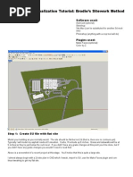 SU Displacement Terrain For ArchViz