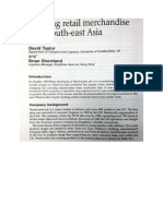 Woolworths case- sourcing retail merchandise from South East Asia