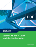 Edexcel AS and A Level Modular Mathematics - Further Pure Mathematics 1 PDF