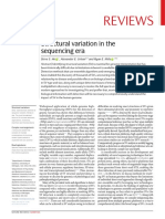 Reviews: Structural Variation in The Sequencing Era