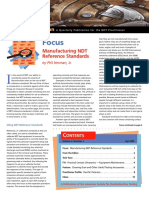 NDT Reference Standards Manufacturing NDT