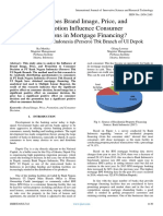 How Does Brand Image, Price, and Promotion Influence Consumer Decisions in Mortgage Financing?