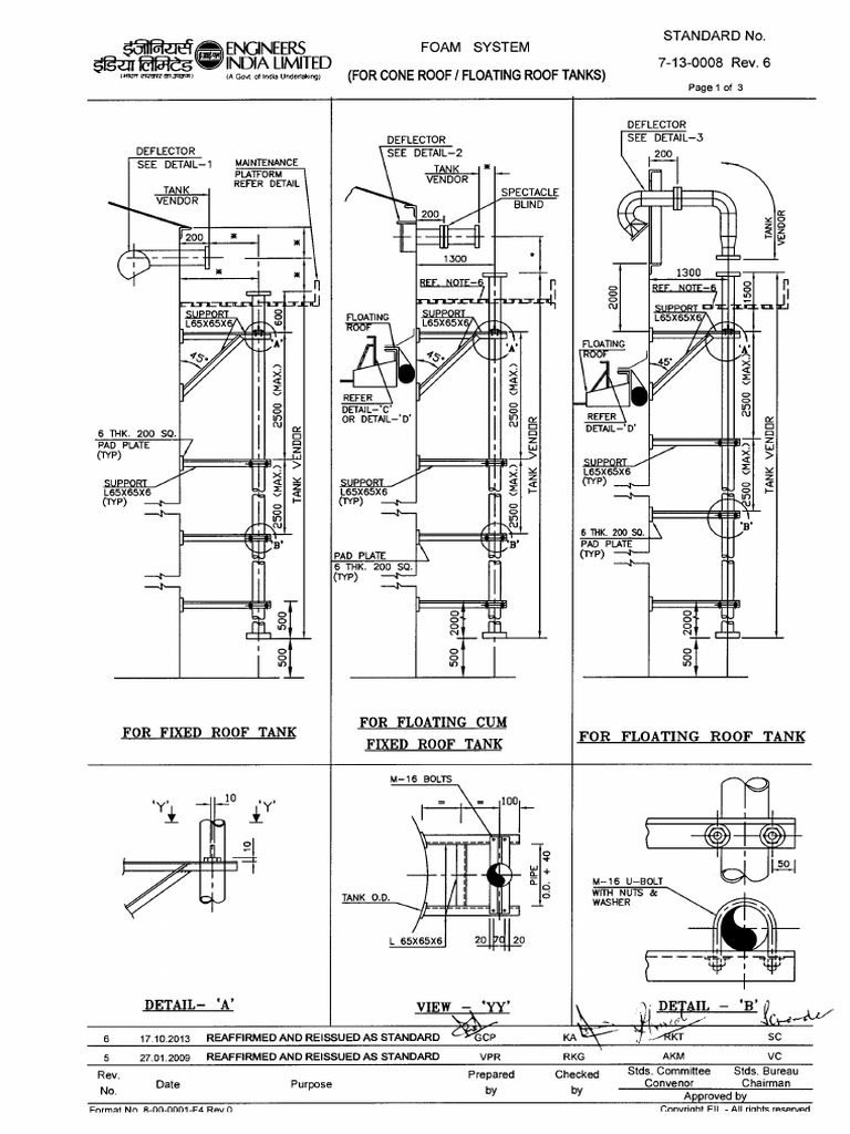 Floating Roof Tank Deflector Standards | PDF | Mechanical Engineering