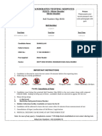 Candidates Testing Services: PESCO - Meter Reader Meter Reader