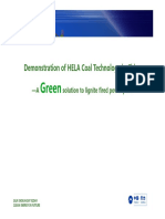 Green: Demonstration of HELA Coal Technology in China