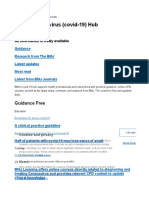 BMJ's Coronavirus (Covid-19) Hub: Guidance Free