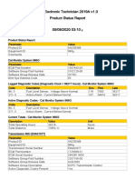 Cat Electronic Technician 2019A v1.0 Product Status Report