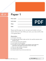 Year 9 Optional 2011 Science Level 4 7 Paper 1 PDF