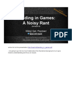 Banding in Games: A Noisy Rant: Mikkel Gjøl, Playdead @pixelmager