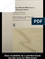 [Routledge Studies in the European Economy] Thomas Kruppe, Ralf Rogowski, Klaus Schömann - Labour Market Efficiency in the European Union_ Employment Protection and Fixed Term Contracts (1998, Routledge)