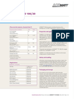 ACEMATT® TS 100/20: Characteristic Physico Chemical Data )