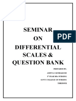 Seminar ON Differential Scales & Question Bank