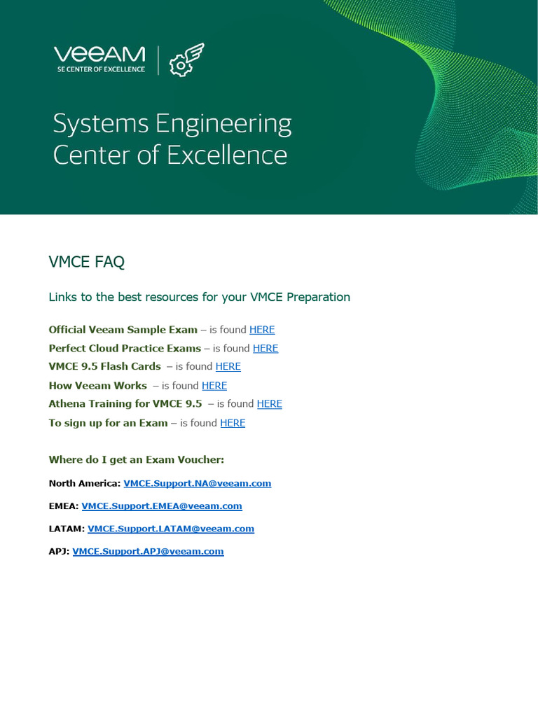 VMCE Certification Resources Guide | PDF