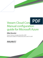 Veeam Cloud Connect: Manual Configuration Guide For Microsoft Azure