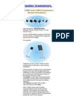 MJE13003 and 13003 Transistors - Pinout. Datasheet PDF