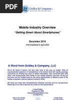 Gridley & Co. Mobile Industry Overview December 2010