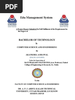 Edu-Management System: Bachelor of Technology