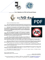 Lettre Ouverte Renault PDF