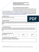 Formato para La Organización de Eventos Académicos