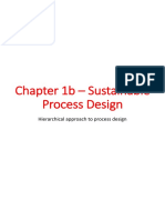 Chapter 1b - Sustainable Process Design