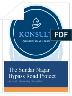 The Sundar Nagar Bypass Road Project: - by Konsult: The Consulting Club of NIBM