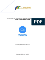 Instructivo Zoom PDF