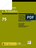 CIS - Ciudadanos y Democracia Representativa B PDF