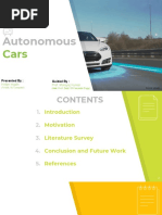 Autonomous Cars PPT - Review 1