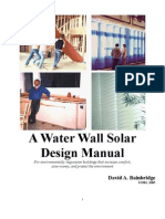 A Water Wall Solar Design Manual