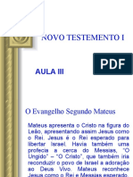 Novo Testemento I - Aula Iii