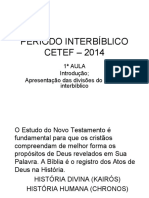 Periodo Interbíblico - Aula 01 - Cetef