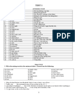 Idioms Test 1