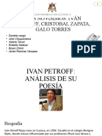 Análisis de la poesía de Iván Petroff