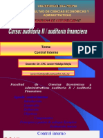 Clase Control Interno-Auditoria Financiera