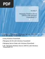 Managing Windows Server 2008 R2 With Windows Powershell 2.0