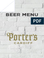 PortersCardiff - Beer Menu - EDIT V1.2