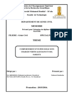 Civil Comportement d’Un Pieu Isole Sous Charges Verticales Dans Un Sol Sableux 240