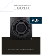 Musikelectronic Geithain RL 801K Manual English