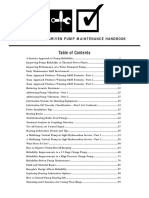 Table of Contents (Pump Maintenance)