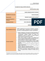 Perfil de Selección Reemplazo Analista Administración de Contratos PDF