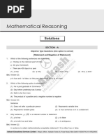 Mathematical Reasoning: Solutions