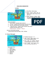 CARA KERJA KARBURATOR 13 Mei 2020