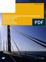 Descripciones de Grupo de Ariba Procurement