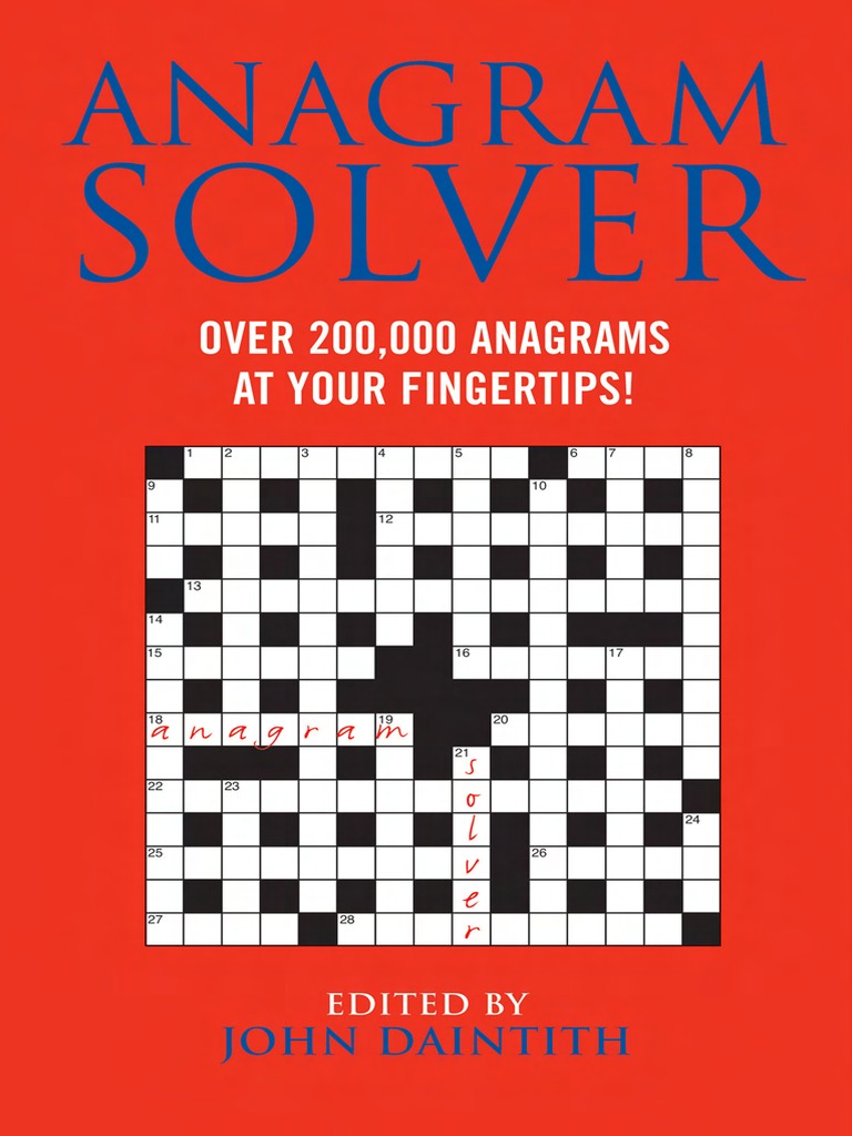 Anagram Solver Over 200 000 Anagrams At Your Fingertips Pdfdrive Com Pdf Books Nature