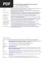 A Chronological Survey of The Calvinism-Arminanism Controversy in The SBC