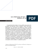 Um Relativismo em Base Cética Na Dialética de Proudhoun João Borba