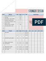 Rebuild Phase: Week 3 - Day 1 Details: 3x/week Full Body Strenth