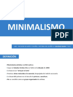 Minimalismo arte diseño