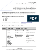 (International English Language Testing System) : Learning Aims IELTS (CEF B2 - C2)