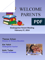 KDG Parent MTG